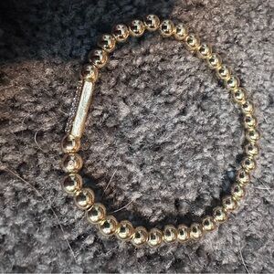 Elegant Gold N Beaded Bracelet